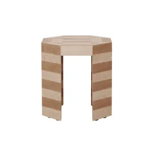 Reese Octo Side Table - Biscotti by GlobeWest, a Side Table for sale on Style Sourcebook