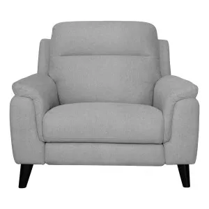 Forbes Fixed Armchair in Mars Silver by OZ Design, a Chairs for sale on Style Sourcebook