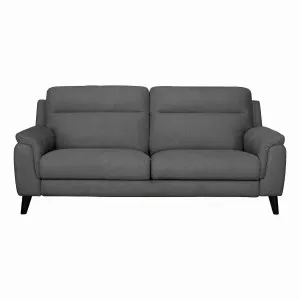Forbes 3 Seater Fixed Sofa in Mars Charcoal by OZ Design, a Sofas for sale on Style Sourcebook