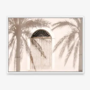 Pastel Palm Shadows Photo Canvas Print by The Print Emporium, a Prints for sale on Style Sourcebook