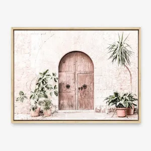 Pink Villa Photo Canvas Print by The Print Emporium, a Prints for sale on Style Sourcebook