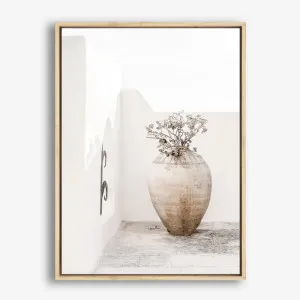 Santorini Urn Photo Canvas Print by The Print Emporium, a Prints for sale on Style Sourcebook