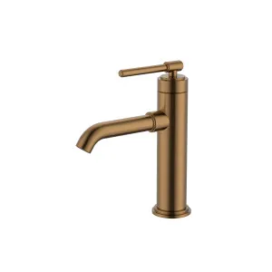 Manhattan Basin Mixer Brushed Copper by Haus25, a Bathroom Taps & Mixers for sale on Style Sourcebook