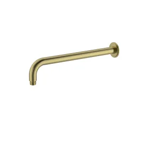 Haus25 Manhattan Shower Arm 400 Brushed Gold by Haus25, a Laundry Taps for sale on Style Sourcebook