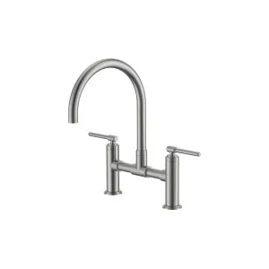 Haus25 Manhattan Exposed Sink Mixer Brushed Nickel by Haus25, a Kitchen Taps & Mixers for sale on Style Sourcebook