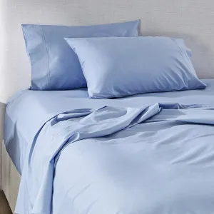 Pillow Talk 300Tc Cotton Sheet Set Blue by Pillow Talk, a Sheets for sale on Style Sourcebook