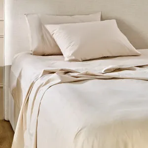 Pillow Talk 300Tc Cotton Sheet Set Natural by Pillow Talk, a Sheets for sale on Style Sourcebook