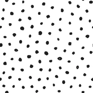 Black And White Polka Dots  Wallpaper by Gioia Wall Art, a Wallpaper for sale on Style Sourcebook