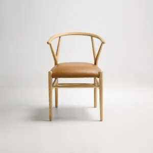 Arbor Dining Chair, Ash Tan PU, by Lounge Lovers by Lounge Lovers, a Dining Chairs for sale on Style Sourcebook