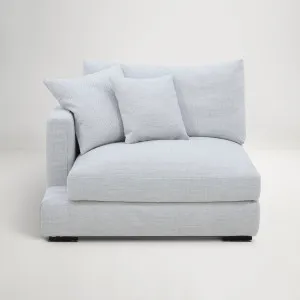 Long Beach Left Hand Chair Modular, Grey, by Lounge Lovers by Lounge Lovers, a Sofas for sale on Style Sourcebook