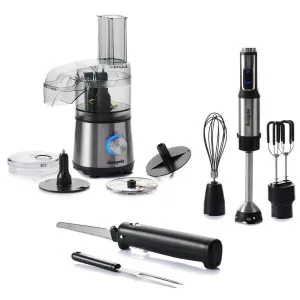 Durapres Prep & Serve Bundle with Electric Knife Set, Hand Mixer Set and Mini Food Processor DP10809AU by Durapres, a Small Kitchen Appliances for sale on Style Sourcebook