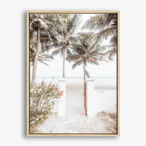 Tropical Island Gate Photo Canvas Print by The Print Emporium, a Prints for sale on Style Sourcebook