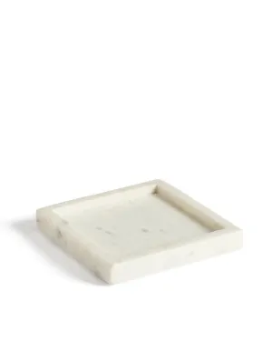 Serela tray in white marble 18 x 18 cm by null, a Platters & Serving Boards for sale on Style Sourcebook