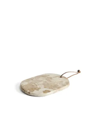 Orlina tray in beige marble 25 x 18 cm by null, a Chopping Boards for sale on Style Sourcebook