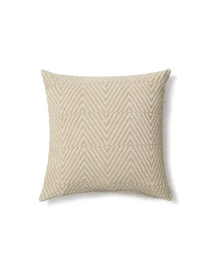 Lunver cushion cover in natural chevron jacquard 50 x 50 cm by null, a Cushions, Decorative Pillows for sale on Style Sourcebook