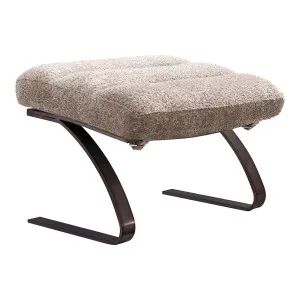 Lanna Fabric Footstool, Mocha White by Schots, a Chairs for sale on Style Sourcebook