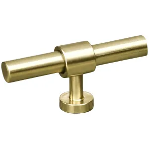 Turner Hastings Arla Fanetta T-Bar Cabinetry Handle - Brushed Brass FA75CB-BB by Turner Hastings, a Bathroom Storage Cabinets for sale on Style Sourcebook