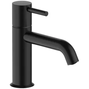 Fantini Nostromo Extended Spout Pin Lever Basin Mixer - Matte Black 5013E803WFZ by Fantini, a Kitchen Taps & Mixers for sale on Style Sourcebook