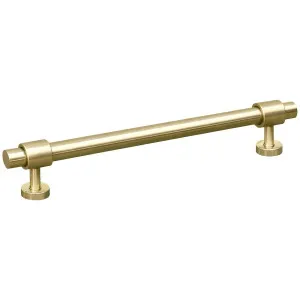Turner Hastings Arla Fanetta 224mm Cabinetry Handle - Brushed Brass FA224CB-BB by Turner Hastings, a Bathroom Storage Cabinets for sale on Style Sourcebook