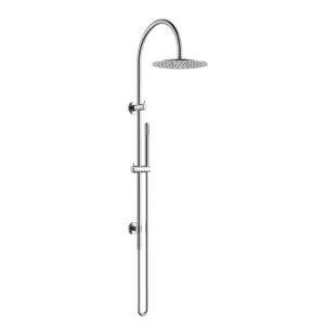 Manhattan Gooesneck Twin Shower Chrome by Haus25, a Laundry Taps for sale on Style Sourcebook