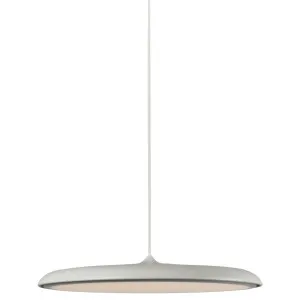 Nordlux Artist Medium LED Pendant with Slim Drum Cymbal Silhouette - Beige by Nordlux, a Lighting for sale on Style Sourcebook