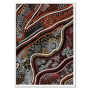 Canobie Dry Season Earth II - Art Print by Leah Cummins by Print and Proper, a Prints for sale on Style Sourcebook