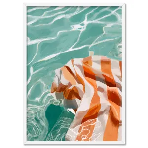 Pool Time - Art Print by Nicole Schafter by Print and Proper, a Prints for sale on Style Sourcebook