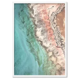 Shark Bay Aerial Beach View I - Art Print by Print and Proper, a Prints for sale on Style Sourcebook