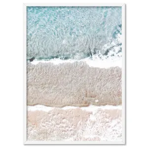 Rolling Waves Aerial - Art Print by Print and Proper, a Prints for sale on Style Sourcebook