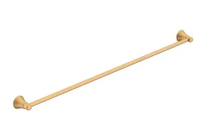 Eternal Single Towel Rail 900 Brushed Brass by ADP, a Towel Rails for sale on Style Sourcebook