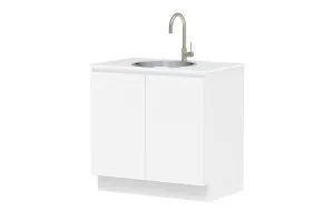 Laundry All-In-One Sink Cabinet with Clovelly Round Sink by ADP, a Troughs & Sinks for sale on Style Sourcebook
