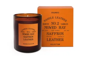 Hunter Candles Scented Candle No. 2 Saddle Leather, Mowed Hay, Saffron, Leather by Hunter Candles, a Candles for sale on Style Sourcebook