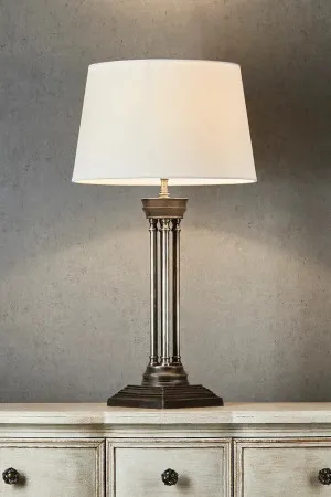 Hudson Table Lamp Base Antique Silver by Florabelle Living, a Lamps for sale on Style Sourcebook