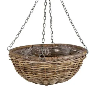 Rattan Hanging Planter Large by Florabelle Living, a Plants for sale on Style Sourcebook