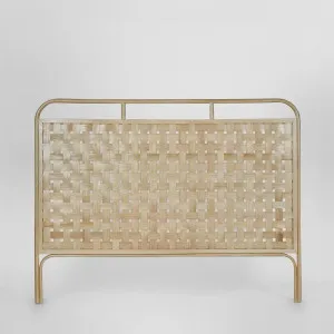Weave King Size Bedhead Natural by Florabelle Living, a Bed Heads for sale on Style Sourcebook