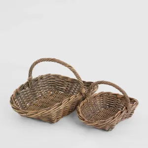 Set of 2 Luna Garden Rattan Baskets by Florabelle Living, a Laundry Bags & Baskets for sale on Style Sourcebook