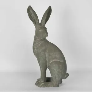 Henry Hare Standing Large Sculpture Grey by House of Walton, a Statues & Ornaments for sale on Style Sourcebook