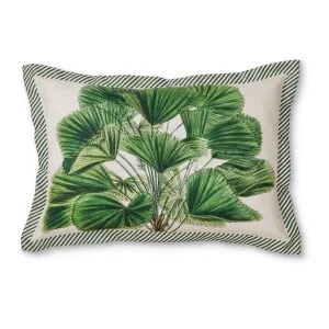 Bahama Green Linen Blend Cushion 40x60cm by Madras Link, a Cushions, Decorative Pillows for sale on Style Sourcebook