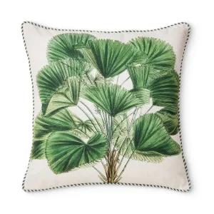Bahama Green Linen Blend Cushion 50cm x 50cm by Madras Link, a Cushions, Decorative Pillows for sale on Style Sourcebook