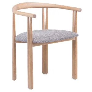 De La Espada Elliot Dining Chair - White Oiled Oak and Sonar 3 153 Upholstery 050WOOSONAR153 by De La Espada, a Chairs for sale on Style Sourcebook