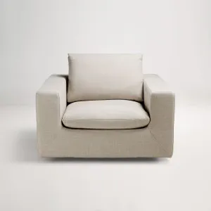 Hudson Swivel Chair, Luxe Natural, by Lounge Lovers by Lounge Lovers, a Chairs for sale on Style Sourcebook