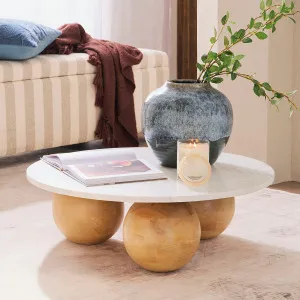 Muse Banks Pablo Coffee Table Marble by Muse, a Coffee Table for sale on Style Sourcebook