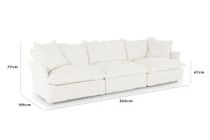 Toorak 4 Seat Sofa, Florence Green, by Lounge Lovers by Lounge Lovers, a Sofas for sale on Style Sourcebook