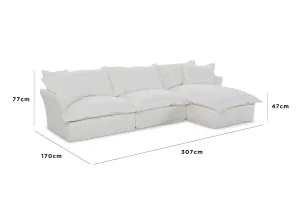 Toorak Right Chaise Sofa, Florence Green, by Lounge Lovers by Lounge Lovers, a Sofas for sale on Style Sourcebook