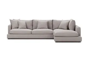Long Beach Right Corner Sofa, Grey, by Lounge Lovers by Lounge Lovers, a Sofas for sale on Style Sourcebook