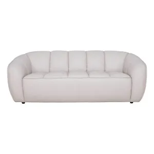 Phoebe 2.5 Seater Sofa in Leather Frost by OZ Design, a Sofas for sale on Style Sourcebook