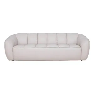 Phoebe 3 Seater Sofa in Leather Frost by OZ Design, a Sofas for sale on Style Sourcebook
