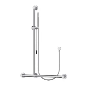 Beaumonts Assisted Living Haven Accessible Rail Shower Brushed Nickel by BT Assisted Living, a Laundry Taps for sale on Style Sourcebook
