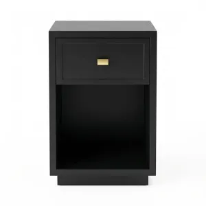 Logan Bedside Table - Petite Black by CAFE Lighting & Living, a Bedside Tables for sale on Style Sourcebook