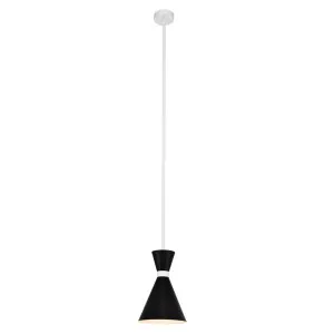Oslo Pendant - Black w White by CAFE Lighting & Living, a Pendant Lighting for sale on Style Sourcebook